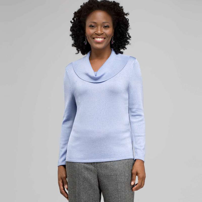 Draped Cowl Neck, , large image number 0