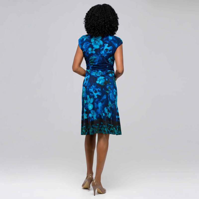 Floral Jersey Dress, Ink Multi, large image number 1